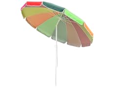 Yescom 7 FTRainbow Beach Umbrella Sunshade with Tilt