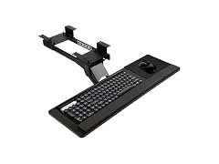 Keyboard Tray Under Desk,360° Adjustable