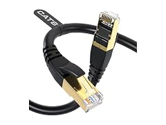 DbillionDa Cat 8 Ethernet Cable 40Gbps 2000M Black