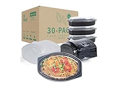 30 Pack Reusable To Go Food Containers