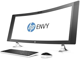 HP ENVY 34-A010 34″ (3440 x 1440) Curved All-in-One Desktop, 6th Gen Core i5, 12GB RAM, 1TB HDD