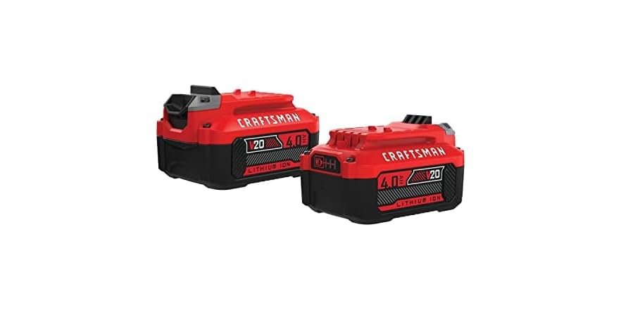 CRAFTSMAN CMCB204-2 V20 4Ah Tool Battery 2-Pack