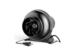 HealSmart 4 Inch Inline Duct Fan, 195 CFM