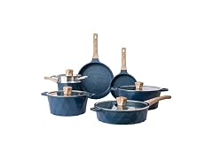 11-Piece Non-Stick Cast Aluminum Cookware Set