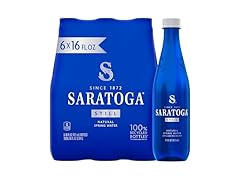 6PK Saratoga Spring Water Bottles