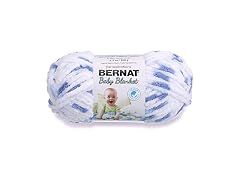 Bernat Baby Blanket Yarn, 3.5 oz, Gauge 6 Little Denim