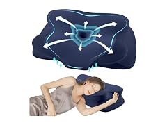 DONAMA Cervical Pillow for Sleeping, Blue