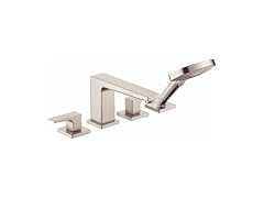 hansgrohe Metropol Modern 2-Handle 19" Roman Tub Filler