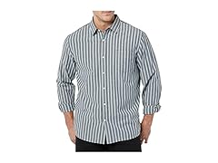 Amazon Essentials Men's Long-Sleeve Stretch Poplin Shirt