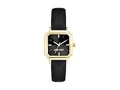 Nine West Women Crystal Accented Strap Watch