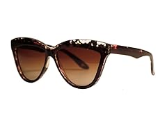 Kensie Mika Sunglass, Dark Brown/Floral