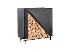 LUGO Waterproof Firewood Rack 48" Oxford Cover Combo Set