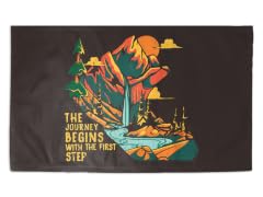 The Journey Begins 3' x 2' Rug