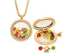 Ladies 18kt Gold Plated Xmas Pendant