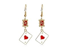 Unique Funny 18K Gold Plated Earrings