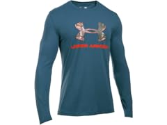 UA Men's Camo Fill Logo Long Sleeve Tee