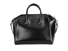 Givenchy Antigona Black Leather Medium Satchel Bag