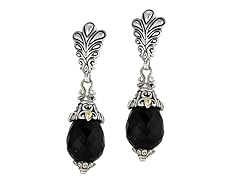 Greg Anthony Bali Genuine Onyx Earrings