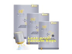 Viokei 15-Pack Travel Vacuum Bags Pump