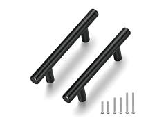 10 Pack 5" Matte Black Cabinet Pulls