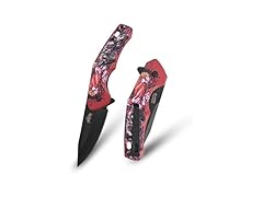 8.22" Folding Knife Red