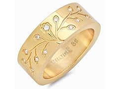 Ladies Tree of Life Ring with CZ