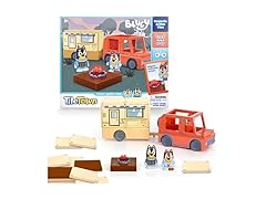 TILE TOWN Tile Town Bluey Heeler Camper Magnetic Tile Se