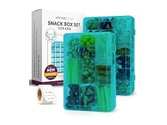 Mothercould Large Kids Snack Box Containers Set of 2