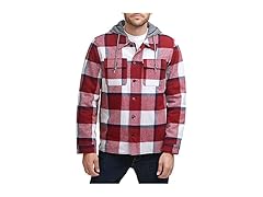 Levi's Men's Plaid Sherpa Lined Hooded