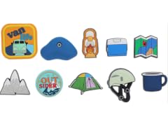 Crocs Jibbitz Outsider Camping 10-Pack Shoe Charms