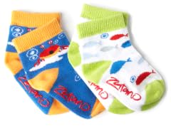 Zutano 6pk Socks - Boy Pack (6 pr)