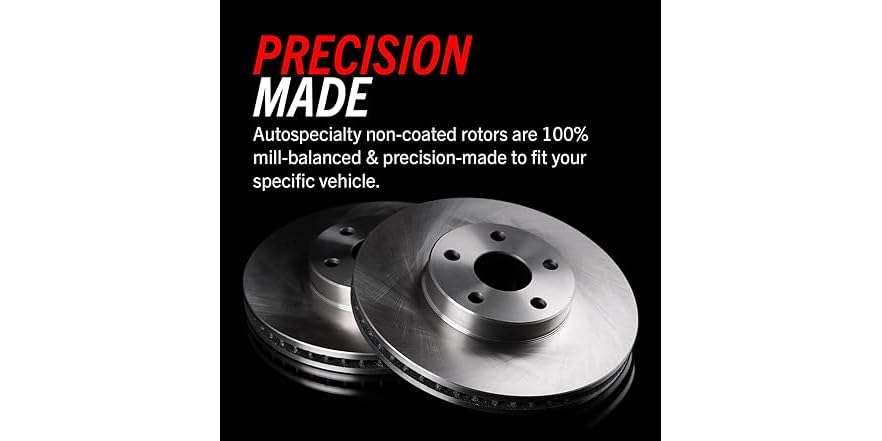AutoSpecialty Uncoated Brake Rotor, 345 Mm - View #8