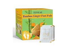 TEWEAE Foot Detox Pads - Turmeric & Ginger
