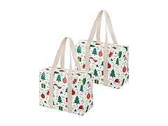 VENO Tote Bag with Zipper, Reusable, 4.8 Gal