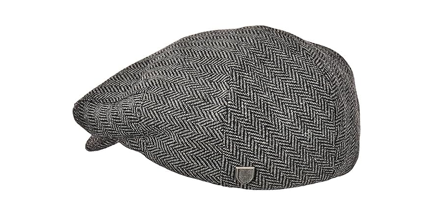 Brixton Hooligan Snap Flat Cap Grey Black