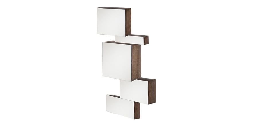Mirrored Wall Mount Storage Box 5pc Set