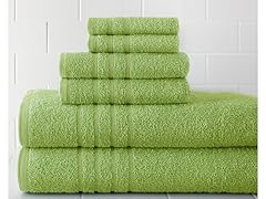 6-Piece Spa Collection 100% Cotton 600GSM Solid Towel Set