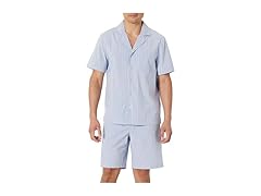 Amazon Essentials Mens Button Front PJ Set
