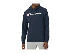 Champion Mens (M) Pullover T-Shirt Hoodie Navy