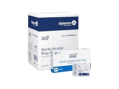 Dynarex Sterile Isopropyl Alcohol Prep Pads 2400ct