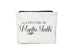 Canvas Makeup Bag with Zipper 2 Pack