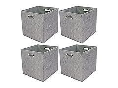 Casaphoria 4pcs Cube Collapsible Fabric 