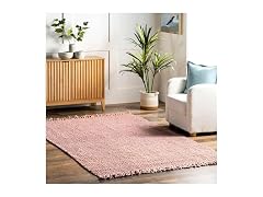 Nuloom Daniela Pink Handmade Jute Rug
