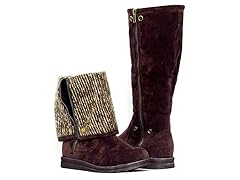 Demi Button Down Boot, Brown
