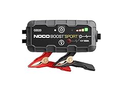 NOCO Boost GB20: 500A UltraSafe Jump Starter – 12V Lithium Battery Booster Pack, Portable Jump Box, Power Bank & Jumper Cables - for 4.0L Gas Engines (Open Box)