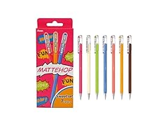 Pentel Matte Hop Sweet Color Ballpoint Pen, 7 Colors
