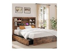 GarveeHome King Size Bed Frame