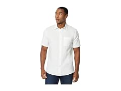 Amazon Essentials Men (S) Short Sleeve Shirt White
