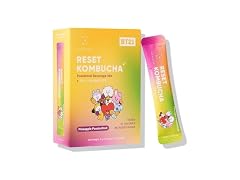 (40ct) EVERYDAZE Reset Kombucha Powder Stick Mixes - Passionfruit