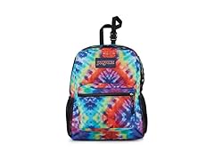 JanSport Central Adaptive Backpack, Red/Multi Hippie Days